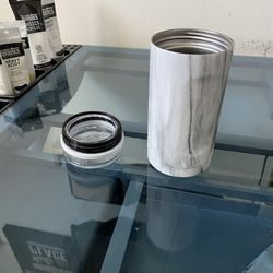 Cup - Gray - Steel - with Lid 