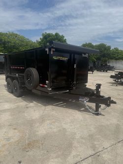 AMP 7 x 14 High Side Dump Trailer 14k