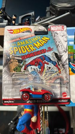 Spider-Man Hotwheels with freebie