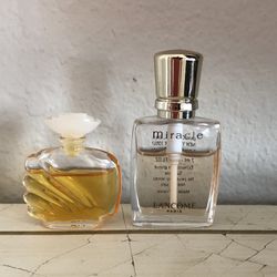 Lancôme Miracle Mini Parfum and Estée Lauder Beautiful Mini Parfum-Vintage (as Seen In Photo)