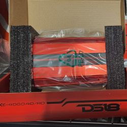 New!! DS18 SXE 4000w 4ch Amplifier 
