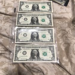 Uncirculated Starts Notes Secuense Serial