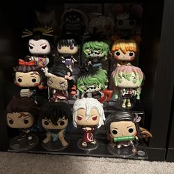 Opened demon slayer funko pops.