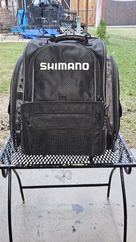 Shimano Fishing Tackle Backpack with Organizers