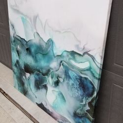 Big Watery Wall Decor 40" X 40"