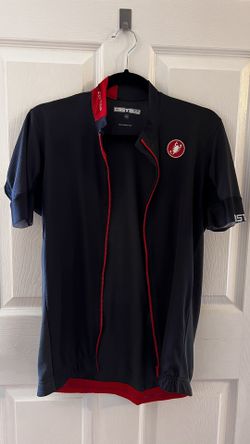 Castelli Jersey Black XXL Corso Rossa