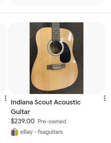 Indian Scout Acoustic Guitar