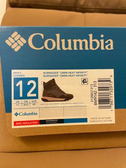 Columbia Men’s Burnsider Omni-Heat Infinity Waterproof Boot