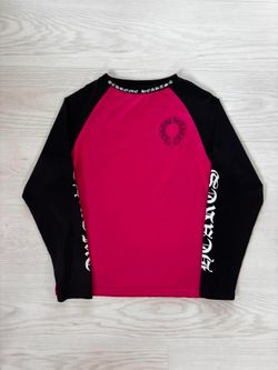 Chrome Hearts Pink & Black Long Sleeve Shirt