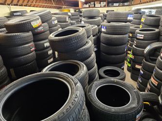 NEW AND USED TIRES IN GREAT CONDITION PURCHASE WILL INCLUDE PRECISE BALANCING AND QUICK INSTALLATION, ANY SIZE, ANY BRAND.