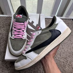 Travis Scott x Air Jordan 1 Retro Low OG SP Medium Olive 