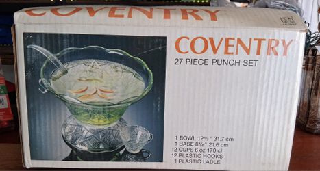 Coventry 27 Piece Punch Bowl Set