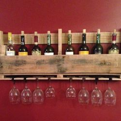 Pallet Wine Rack 