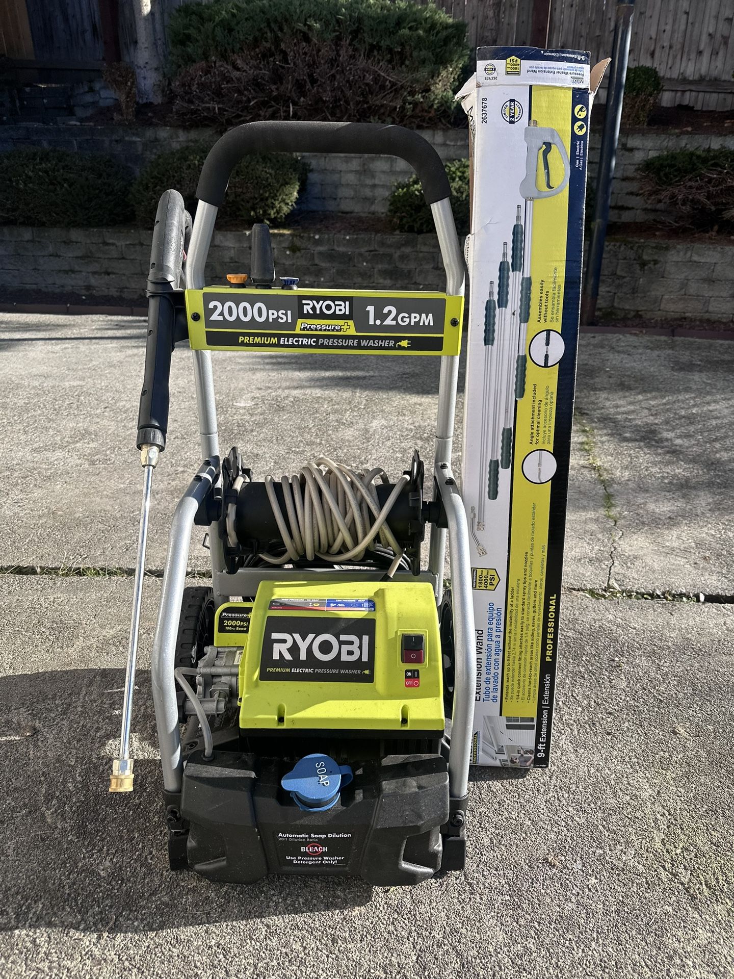 Ryobi Power Washer 2,000 PSI