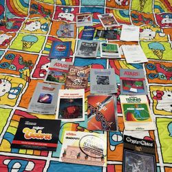 Atari Game Book Lot 