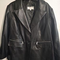 Anne Klein leather women jacket FIRM PRICE