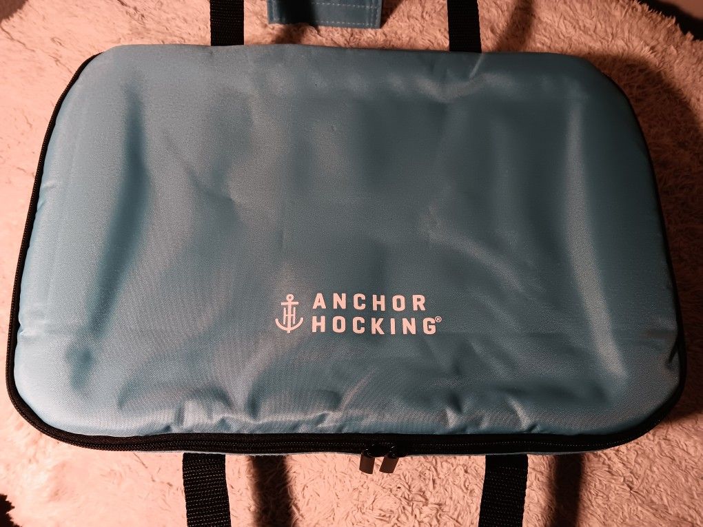 New Bake N Take Large Glass 3 pc Baking Set