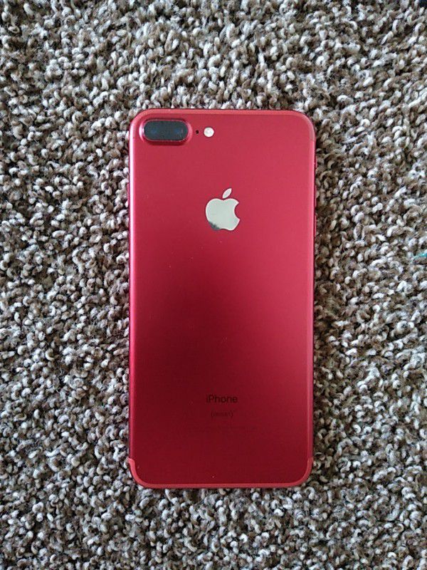Red Iphone 7 plus
