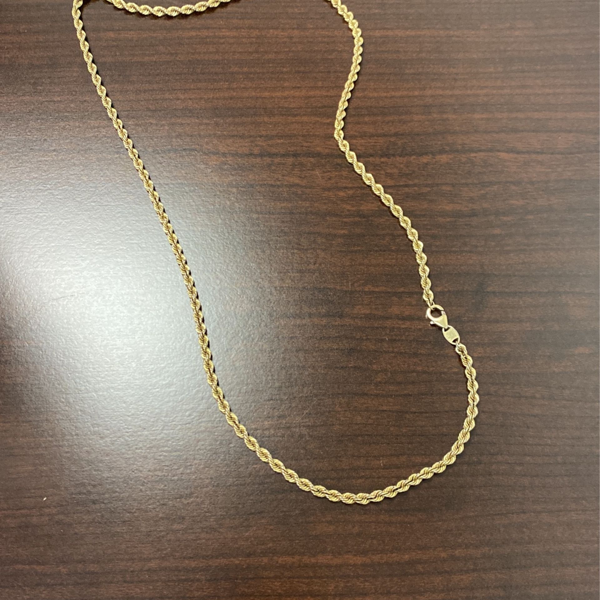 Men’s Gold Over Silver Chain