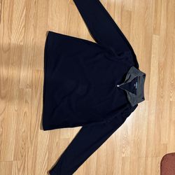 Lands end navy blue quarter zip