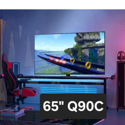 SAMSUNG 65" INCH NEO QLED 4K SMART TV Q90C ACCESSORIES INCLUDED 