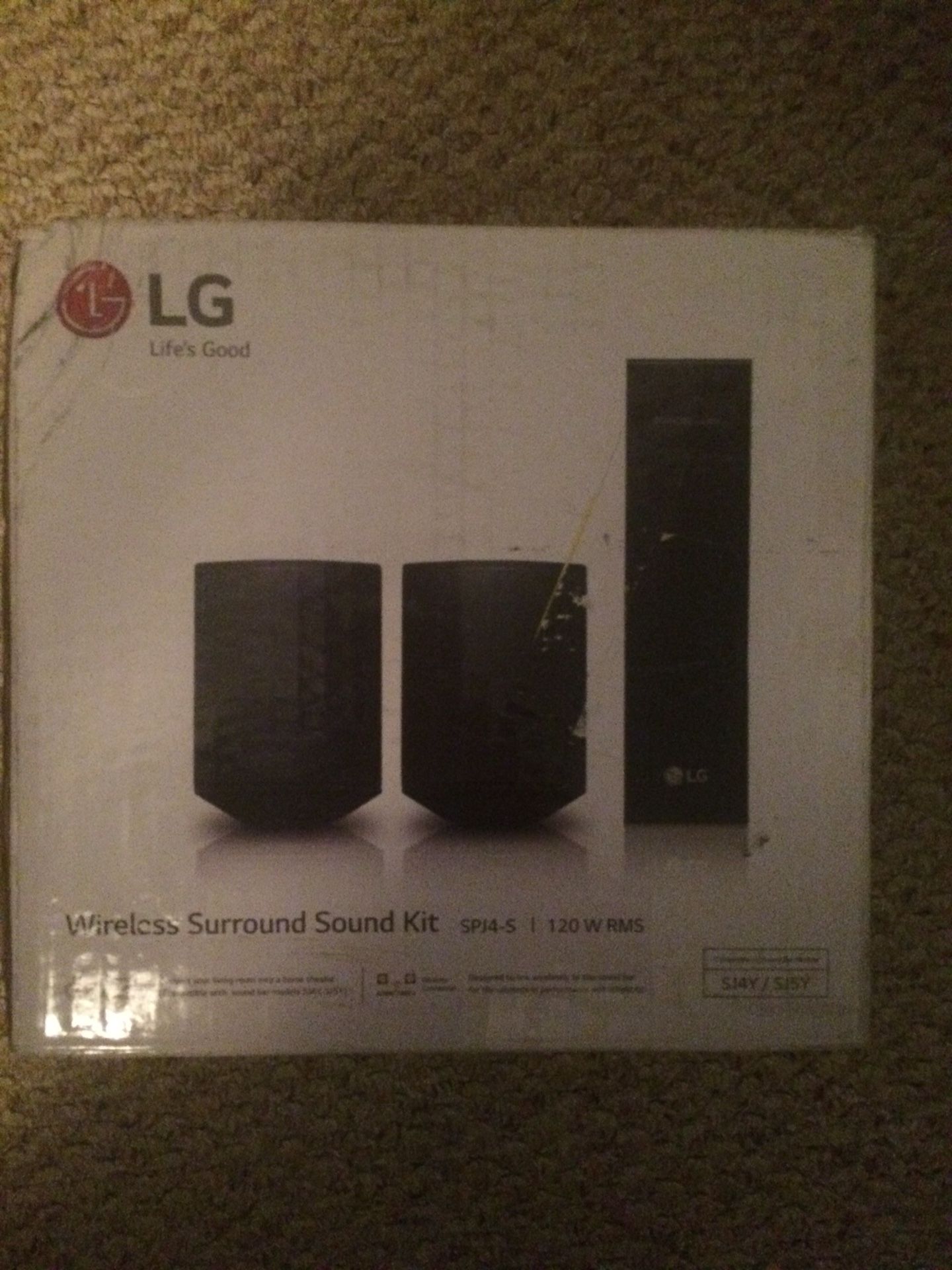Lg wireless surround sound kit spj4-S NIB