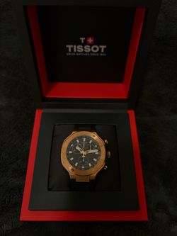 Tissot T-Race Chronograph – Rose Gold PVD & Black Rubber Strap (Box & Papers)