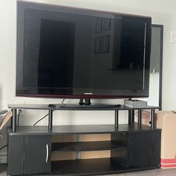 Samsung TV and Stand