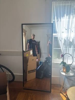 Black Floor Length Mirror