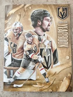 VGK Vegas Golden Knights 2025 - 2026 Yearbook. New