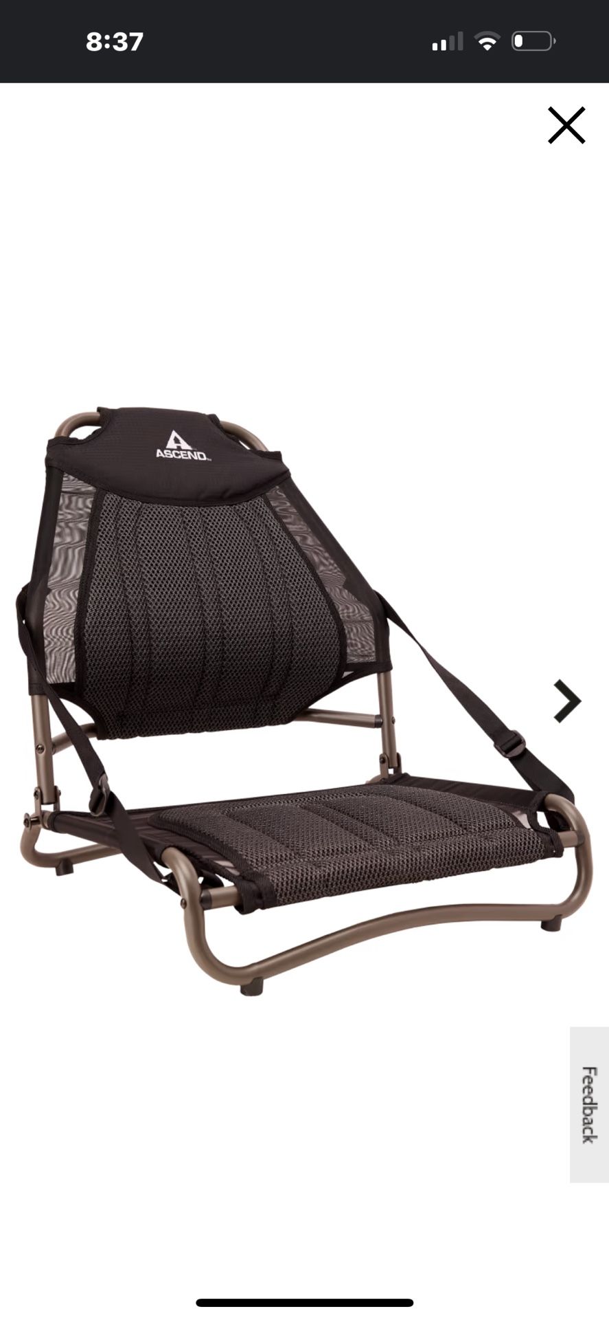Pro Bass Ascend Kayaks Seat
