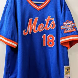 Darryl Strawberry New York Mets Mitchell & Ness Cooperstown Jersey - Sz 52 (2XL)