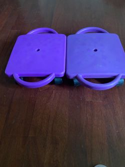 Purple Plastic Scooter Boards – Set of 2