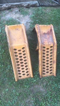 Heavy Duty Steel Jack Stands Pair Yellow