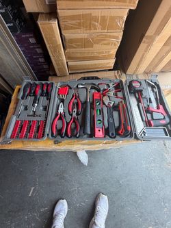 Complete Home Tool Set in Carrying Case