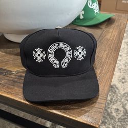 Chrome Hearts Horseshoe Denim SnapBack