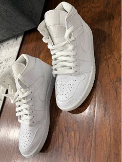 Air Jordan 1 (Size 9) All white