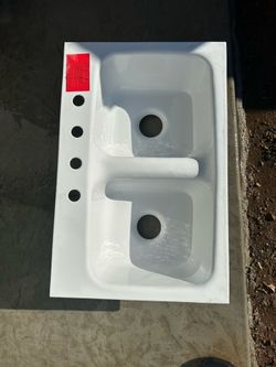KOHLER cast iron white sink. New