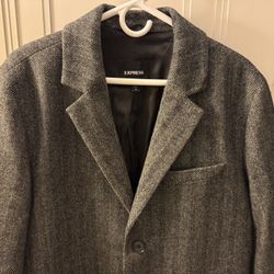 EXPRESS Men’s Gray Topcoat 
