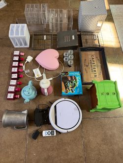 Mixed Household Lot Home Goods Decor Organizers Misc Stuff