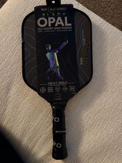 Six Zero Black Opal Pickleball Paddle 14mm – Brand New