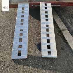 Aluminum Ramps For Car Trailer Good Condition 