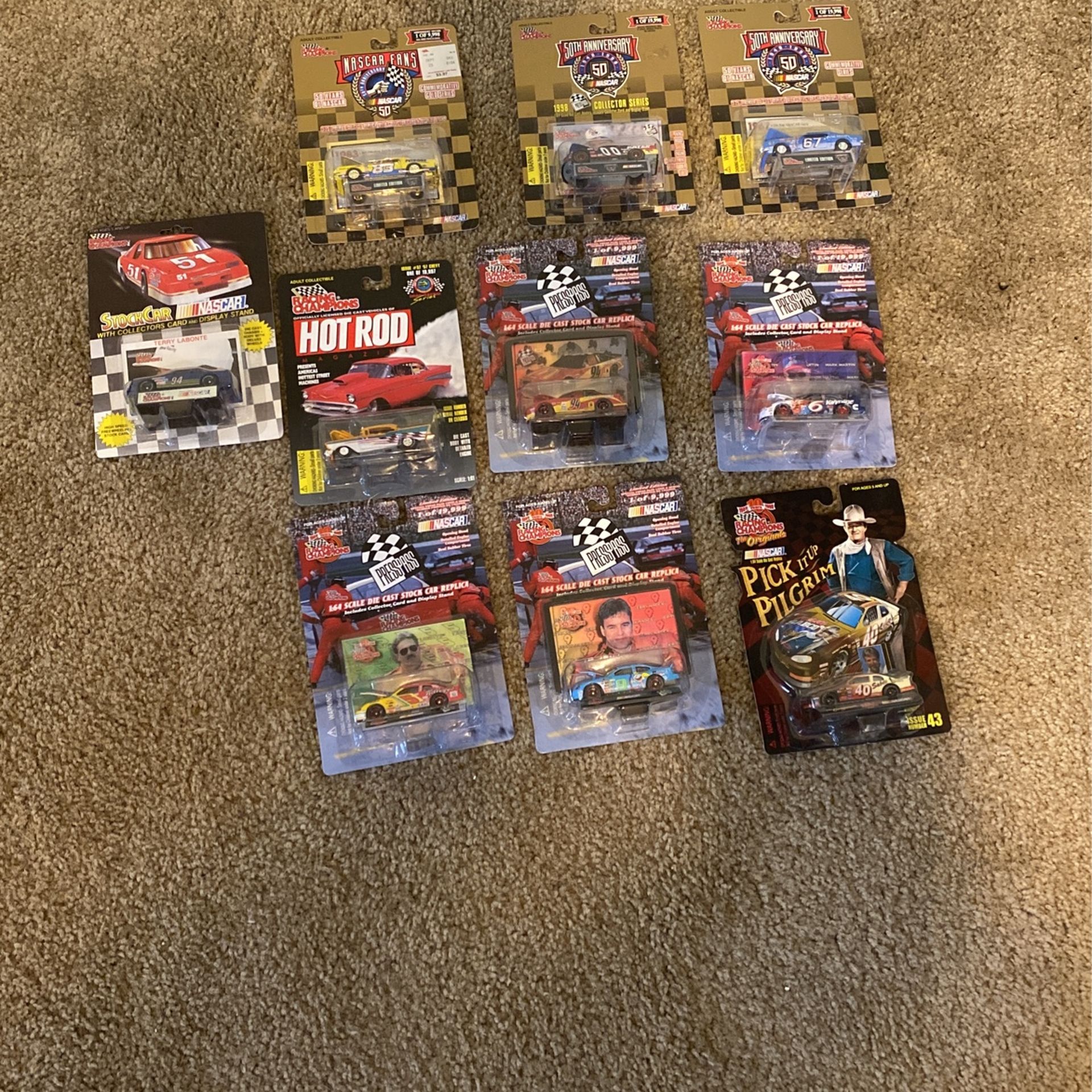 Assorted Racing Champions Cars 