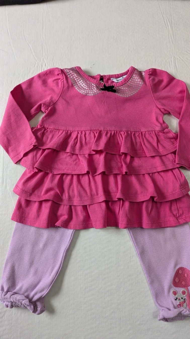 Baby Outfit. Tunic & Pants Set.   Size 18-24