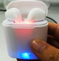 i7 Wireless Bluetooth Headphone Earbuds For Apple iPhone With Charging Box Universal $45 2 For $80 5 Different Colors WHITE/BLACK/RED/GOLD/PINK