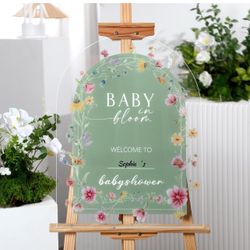 Baby Shower Signage 