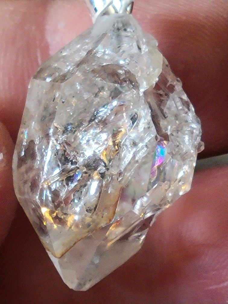 44.85ctw Natural Herkimer Diamond Crystal Stunning Natural Gemstone Pendant ✨️