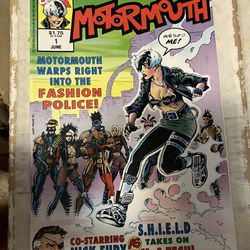 1992 Motormouth #1 Comic Book ( Marvel UK)