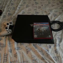 Ps4 Pro And 1 Game