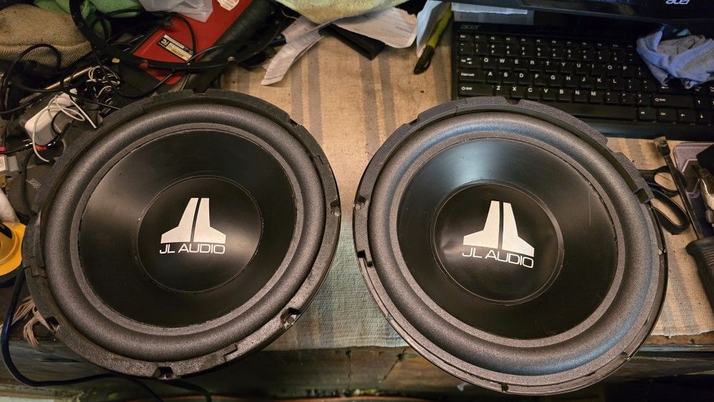 JL Audio 10W0- 4 Ohm 10" VRC subwoofers